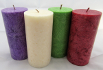 Candles made from palm wax